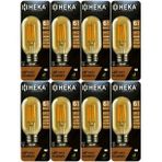 (8 Adet) Heka 6W (48W) 2500K (Günışığı) E27 Duylu (Kalın Duy) Şeffaf Led Ampul