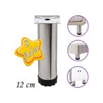 8 Adet Metal Ayarlanabilir 12 Cm Krom Destek Ayagi Mobilya Kanepe Baza Koltuk Dolap Sehpa Tv Unitesi Ayagi
