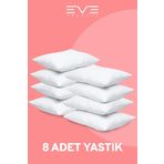 8 Adet Micro Silikon Elyaf Nonwoven Yıkanabilir Antialerjik Ev Ve Hotel Yastık 50X70cm 700 Gr