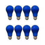 (8 Adet) Osaka 10W Mavi Işık E27 Duylu (Kalın Duy) Led Ampul