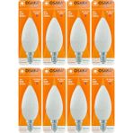 (8 adet) Osaka 6W (50W) Günışığı (4000K) E14 Duylu (Ince Duy) LED Mum Ampul - Gün Işığı