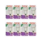 (8 Adet) Şavk 6W (37W) Beyaz Işık (6500K) E14 Duylu (İnce Duy) Led R50 Ampul