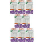 (8 Adet) Şavk 6W (37W) Sarı Işık (3000K) E14 Duylu (İnce Duy) Led R50 Ampul
