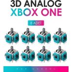 8 Adet Xbox Series S x One 3D Analog Joystick Motor Kol Tamir Yedek Parça - Yeşil