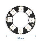 8 Bit Neopixel Halka Ring Ws2812b 5050 Rgb Led Modül 5050 Adreslenebilir Lamba Kart Full Color Ekran