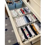 8 Bolmeli Dolap Ve Cekmece Ici Duzenleyici Akordiyon Organizer L-00517 (6 Adet)
