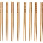 8 Çift Sushi Çubuğu Uzunluk 24 cm Ikea Bambu Chopsticks Yemek Çubuğu Desenli Bambu Chopstick