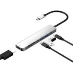 8 In 1 4K Type C Usb 3.0 Hub Hdmı Rj45 Sdtf Adaptörü Hmxplus