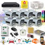 8 Kameralı Yapay Zekalı Gece Renkli Fullhd Kamera Seti 784w-108