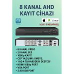 8 Kanal 5Mp Ahd Dvr Xmeye Kayıt Cihazı