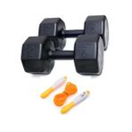 8 Kg Dambıl X 2 Adet = 16 Kg + SAYAÇLI ATLAMA İPİ