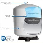 8 Litre Metal Tank 2.2 Galon Su Arıtma Tankı