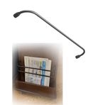 8 mm Alüminyum Alaşımlı Yuvarlak Boru - Dolap Korkuluk için Çok Yönlü Dekoratif Çubuk, Minimalist Kitaplık Bölmesi, Mobilya Destek Çubuğu (Renk 11, 23,6 inç Uzunluk)