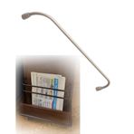 8 mm Alüminyum Alaşımlı Yuvarlak Boru - Dolap Korkuluk için Çok Yönlü Dekoratif Çubuk, Minimalist Kitaplık Bölmesi ve Mobilya Destek Çubuğu (Renk 10, 19,77 inç Uzunluk)