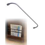 8 mm Alüminyum Alaşımlı Yuvarlak Boru - Dolap Korkuluk için Çok Yönlü Dekoratif Çubuk, Minimalist Kitaplık Bölmesi ve Mobilya Destek Çubuğu (Renk 7, 15,8 inç Uzunluk)