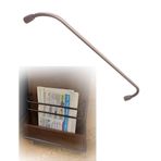 8 mm Alüminyum Alaşımlı Yuvarlak Boru - Dolap Korkuluk, Minimalist Kitaplık Bölmesi ve Mobilya Destek Çubuğu için Çok Yönlü Dekoratif Çubuk (Renk 9, Uzunluk 15,8 inç) - Dayanıklı ve Şık Ev Yükseltme