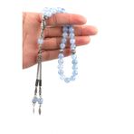 8 mm Küre Kesim Akuamarin Doğal Taş Tesbih