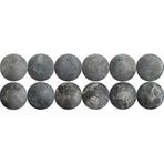 8 mm Mat Siyah Boncuklar Yuvarlak İyileştirici Doğal Flaş Taş One Strand Tarafından Satılır APX 46 Parça Delik Boyutu 1 mm