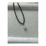 8 Mm Opal Taşı İp Deri Kolye