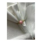8 Mm Pembe Opal Taşı Altın Tel Yüzük