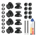 8 paket Thumbsticks yedek PS5 başparmak sopa PlayStation 5 başparmak sapları çubukları denetleyici aksesuarları ile onarım araçları