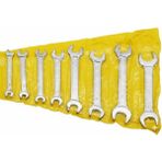 8 Parça Anahtar Takımı Seti Ağzı Açık Çift Taraflı 6-22MM 6X7-8X9-10X11-12X13-14X15-16X17-18X19-20X22 Araba Motorsiklet Bisiklet Tamiri Somun Sıkma Aparatı İngiliz Anahtarı