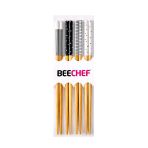 8 Parça Bambu Chopstick - Asorti - 23 Cm