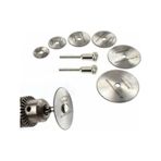 8 Parça Hss Mini Testere Dramel Freze Ucu Cam Metal Kesme