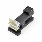 8 Pin Programlama Aparatı 2.54mm Pogo Pin Yaylı Mandal Klips Seri Üretim Entegre Hızlı Programlayıcı Arm Pic Atmel Eprom Flash Bios