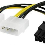 8 Pin To 2x Molex Ekran Kartı Power Kablosu