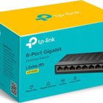 8 Port 10-100-1000 Mbps Switch Plastik Kasa Ls1008G