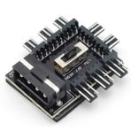 8 Port Fan Çoklayıcı 8li Fan Kontrol 2 Seviye Pwm 12V 4 Pin Fan Denetleyici Molex Ide