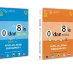 8. Sınıf 0'dan 8'e Sayısal + 0'dan 8'e Sözel Set - Tonguç Akademi Yayınları