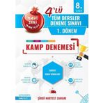 8. Sınıf 1. Dönem Tüm Dersler 4 lü Kamp Denemesi-Nartest Yayınları