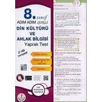 8. Sınıf Adım Adım Din Kültürü Ve Ahlak Bilgisi Yaprak Test - Bilal Işıklı Yayınları