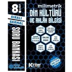 8. Sınıf Din Kültürü ve Ahlak Bilgisi Milimetrik Soru Bankası-Kriter Akademi Yayınları