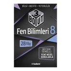 8. Sınıf Fen Bilimleri 3 Boyut Yeni Nesil Sorularla-Tudem Yayınları