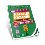 8. Sınıf Fen Bilimleri Haftalık Kazanım Denemeleri Arı Yayınları