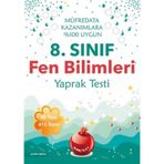 8. Sınıf Fen Bilimleri Yaprak Test - Blok Test Komisyon