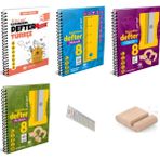 8.sınıf Fen Türkçe Matematik Inkılap Kazandıran Defter +Telefon Tutucu+ Soru Çözüm Ayıracı - LGS Hazırlık