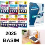 8.sınıf Fenomen Matematik Fasikül + Yanıt 8 Matematik(Kolay-Orta) Set Priz Tutucu Hediye