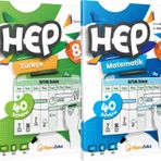 8.sınıf Haftalık Hep Matematik Ve Türkçe 40 Deneme - Hiper Zeka