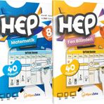 8.SINIF HEFTALIK HEP MATEMATİK VE FEN BİLİMLERİ 40 DENEME - HİPER ZEKA