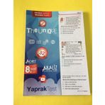 8.Sınıf İngilizce Yaprak Test Analiz Yayincilik