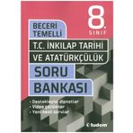 8. Sınıf İnkilap Tarihi Beceri Temelli Soru Bankası Tudem Yayınları