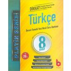 8. Sınıf LGS 1. Dönem Türkçe Beceri Temelli Yeni Nesil Soru Bankası Platin Serisi-Basamak Yayınları