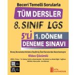 8. Sınıf LGS 5'li 1. Dönem Deneme Sınavı