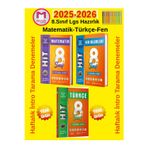 8.Sınıf Lgs Hazırlık Hit Matematik-Türkçe-Fen Haftalık İntro Tarama Deneme Seti+ Tablet Kalem