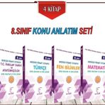 8. Sınıf LGS Konu Anlatımlı Set 4 Kitap Karekök Yayınları