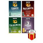 8. Sınıf LGS Master Türkçe Matematik Fen 20'li Deneme ve 3 Deneme Seti Okyanus Yayınları